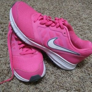 Neon Pink Nike sneakers